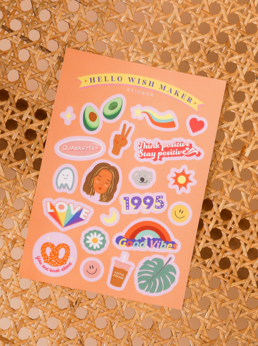 WISH MAKER STICKER